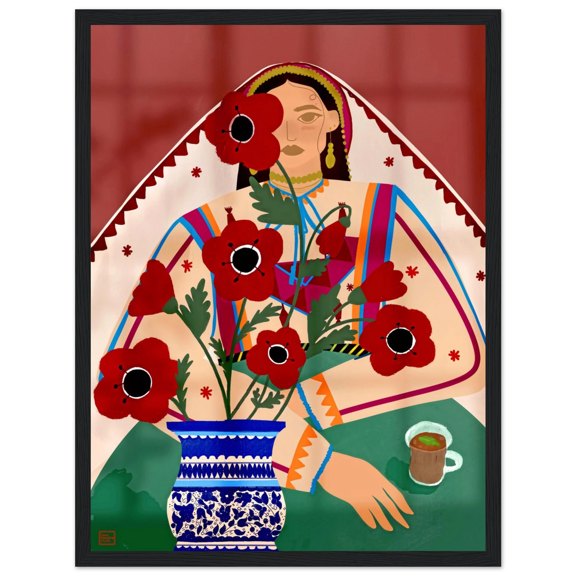 palestinian poppy art