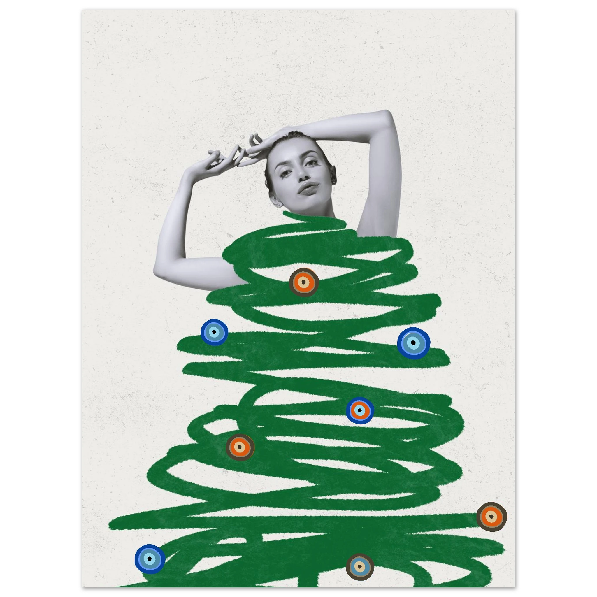 Evil Eye chrismas tree