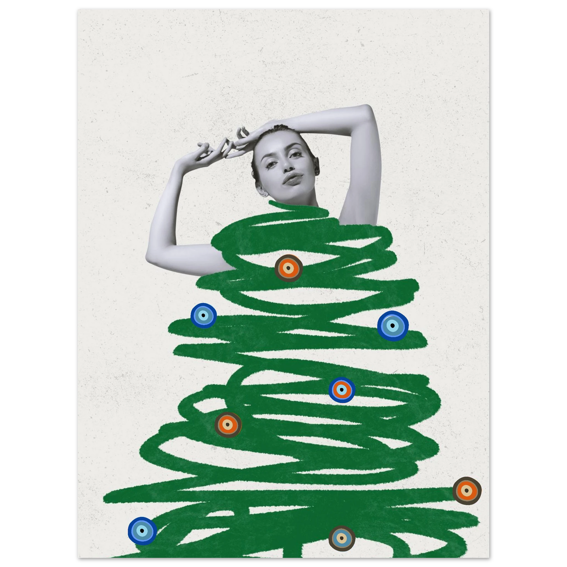 Evil Eye chrismas tree