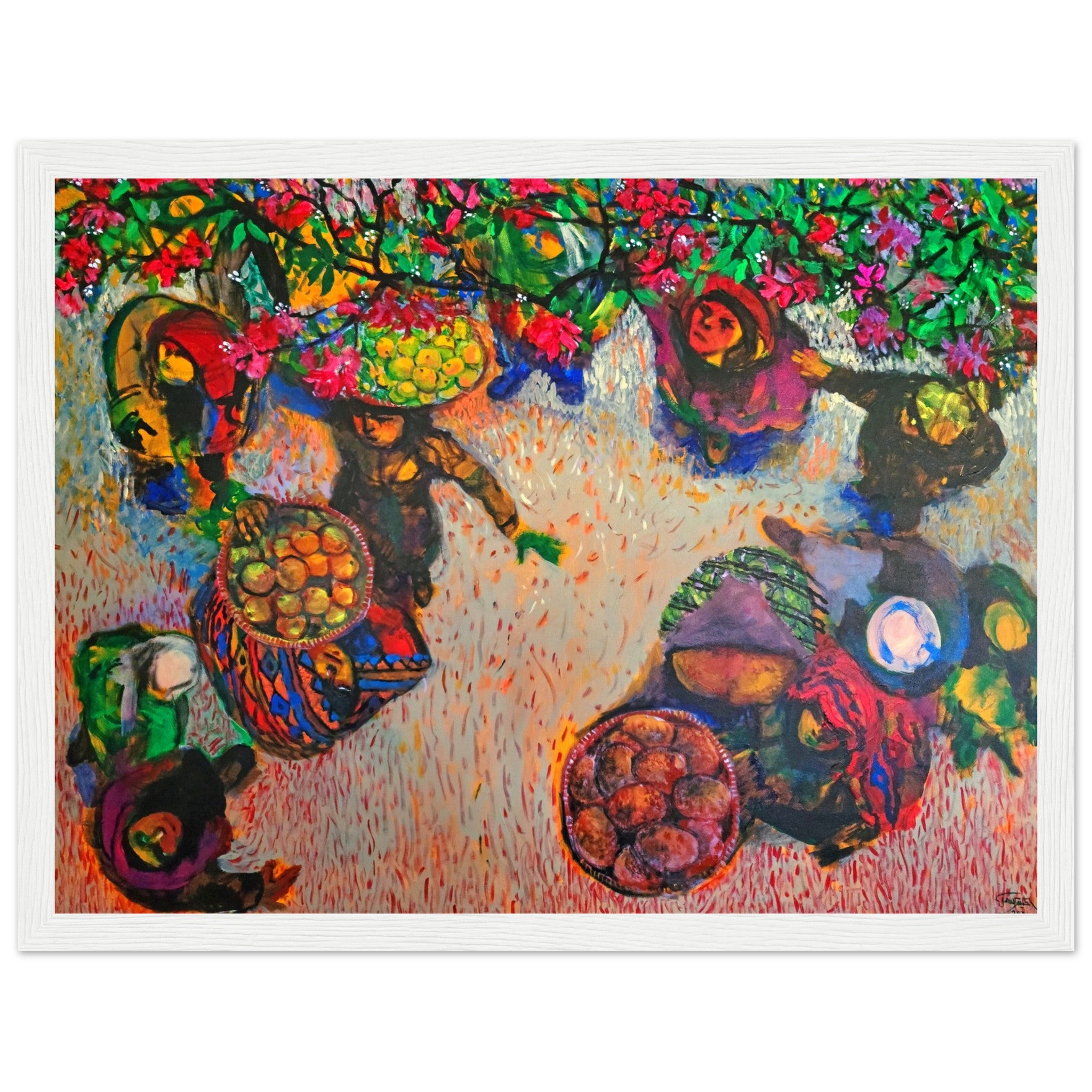 Amidst Blooming Flowers Wall Art