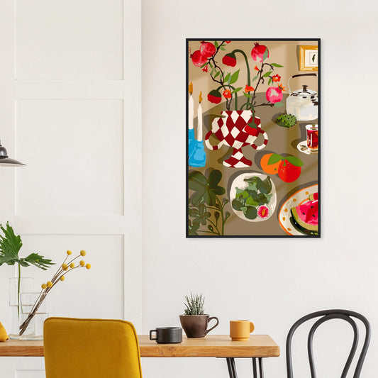 Palestinian food wall art